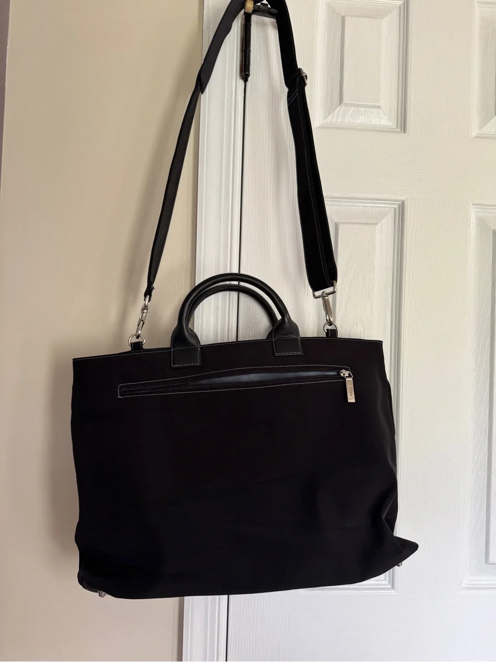 Hobo International Large Messenger Crossbody Black Tote Excellent